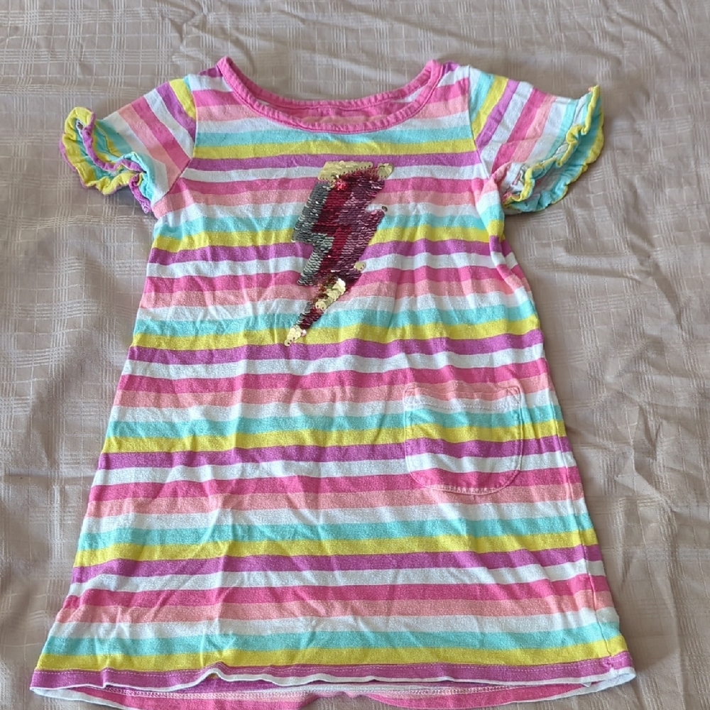 5/$20 Hatley Multicolor Striped Dress